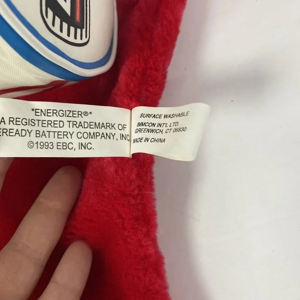 1993 Energizer Pink Bunny Christmas Stocking‎ Holiday Decor Vintage Advertising